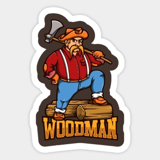 Woodman Sticker